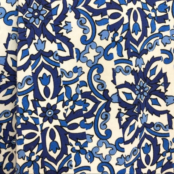 Milly DesignNation Mixed Tile Print A-Line Skirt Size L - Picture 3 of 5